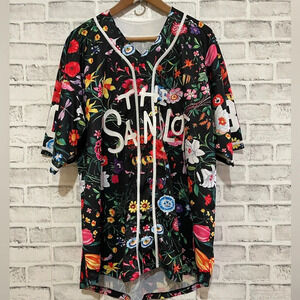 Men’s 90’s floral Sandlot Rodriguez #30 baseball jersey size XL